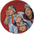 Ready.. Steady.. go! - Oil and enamel on circular canvas - Diameter 150 cm - 2005